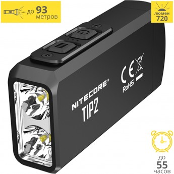 Фонарь NITECORE TIP2 BLACK 18595 Фонарь NITECORE TIP2 BLACK 18595